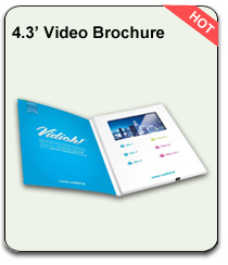 4.3inch video brochure