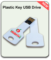 Plastic key USB drive