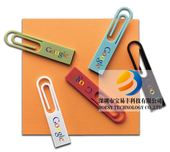 Paper clip usb flash drive