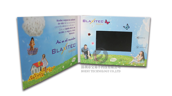 4.3inch video brochure