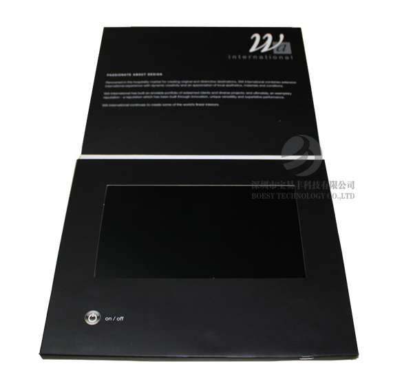 7inch video brochure